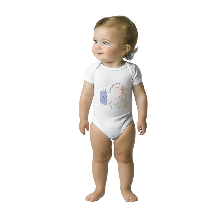 BM ink. baby and toddler apparel collection featuring soft, hand-drawn designs and inspirational messages