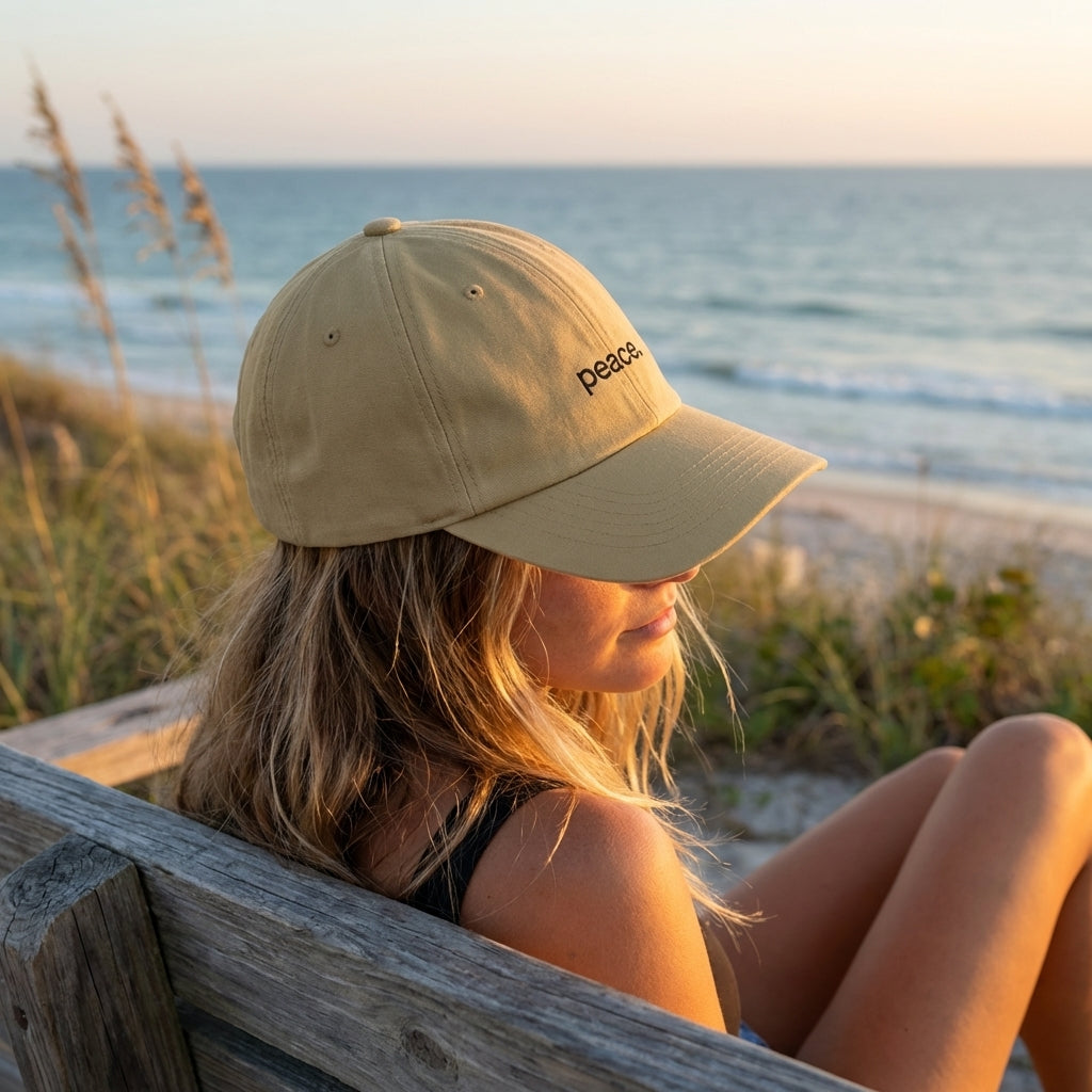 BM ink. | peace collection featuring embroidered message apparel and headwear