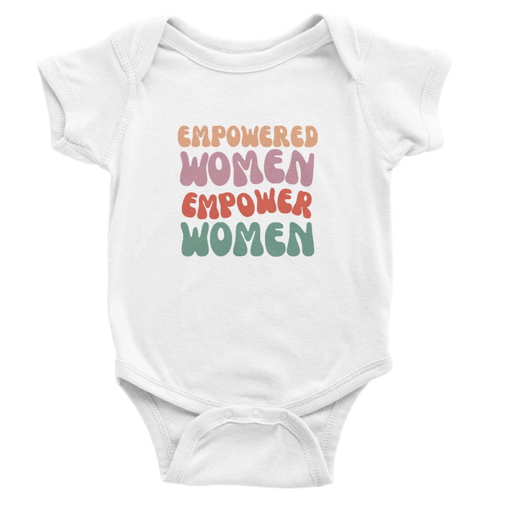 Rise Together · Baby Bodysuit Bold White - BM ink.