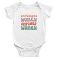 Rise Together · Baby Bodysuit Bold White - BM ink.