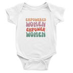 Rise Together · Baby Bodysuit Bold White - BM ink.