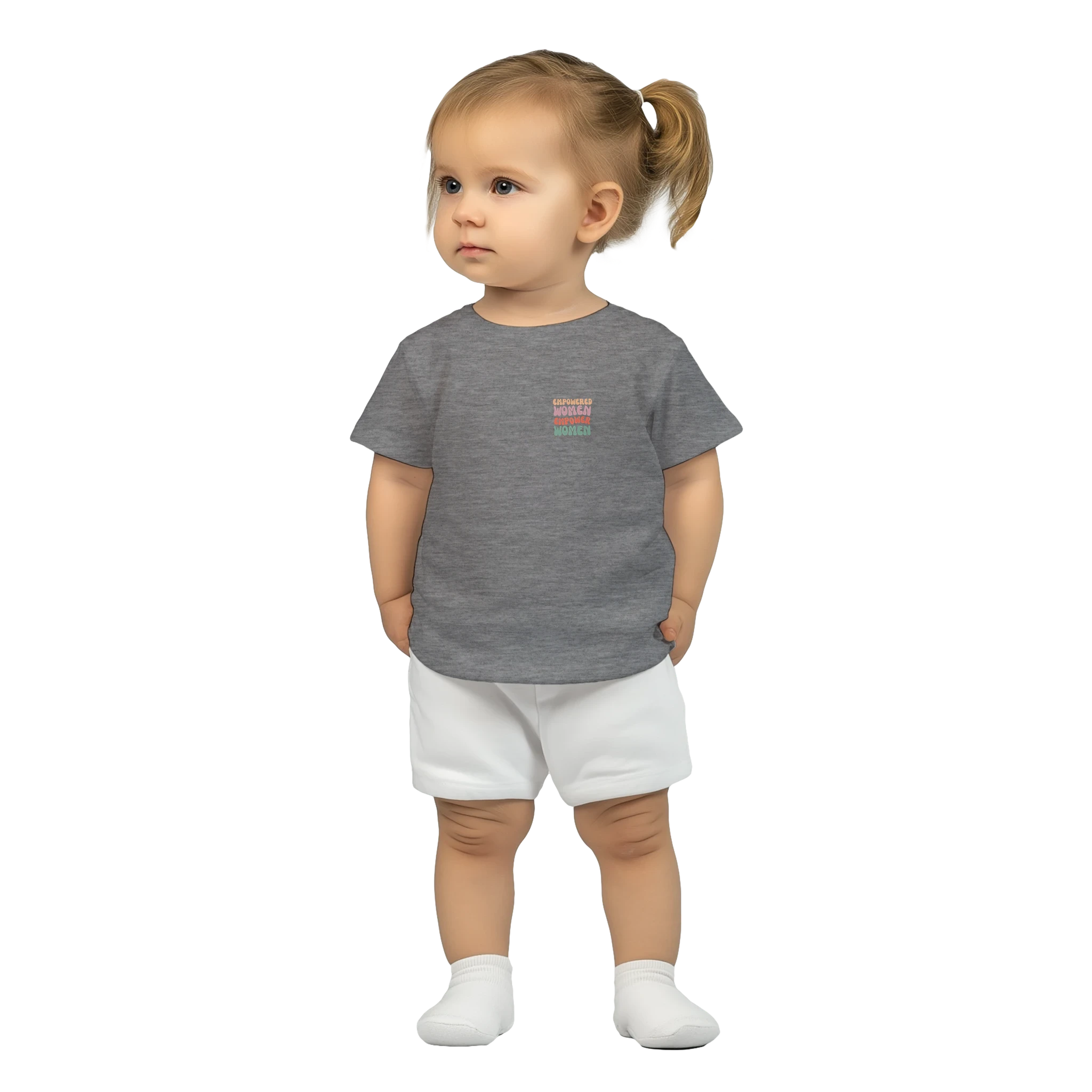 Rise Together · Baby T-shirt Subtle Heather Gray - BM ink.