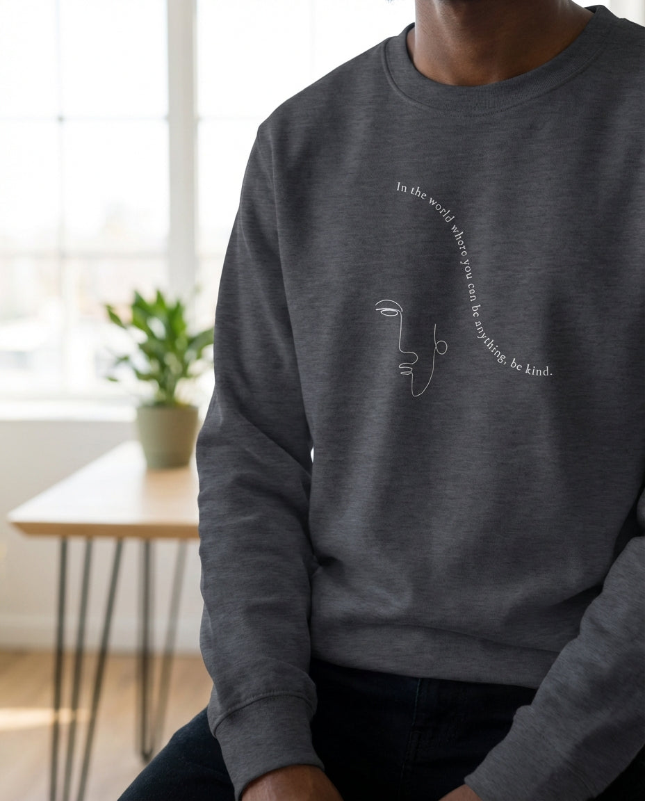 Choose Kindness · Adult Sweatshirt Dark Heather - BM ink.