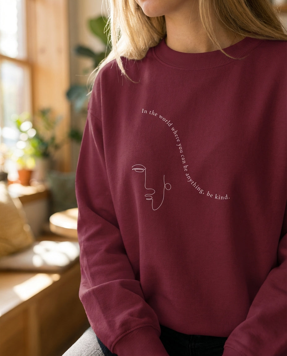 Choose Kindness · Adult Sweatshirt Garnet - BM ink.