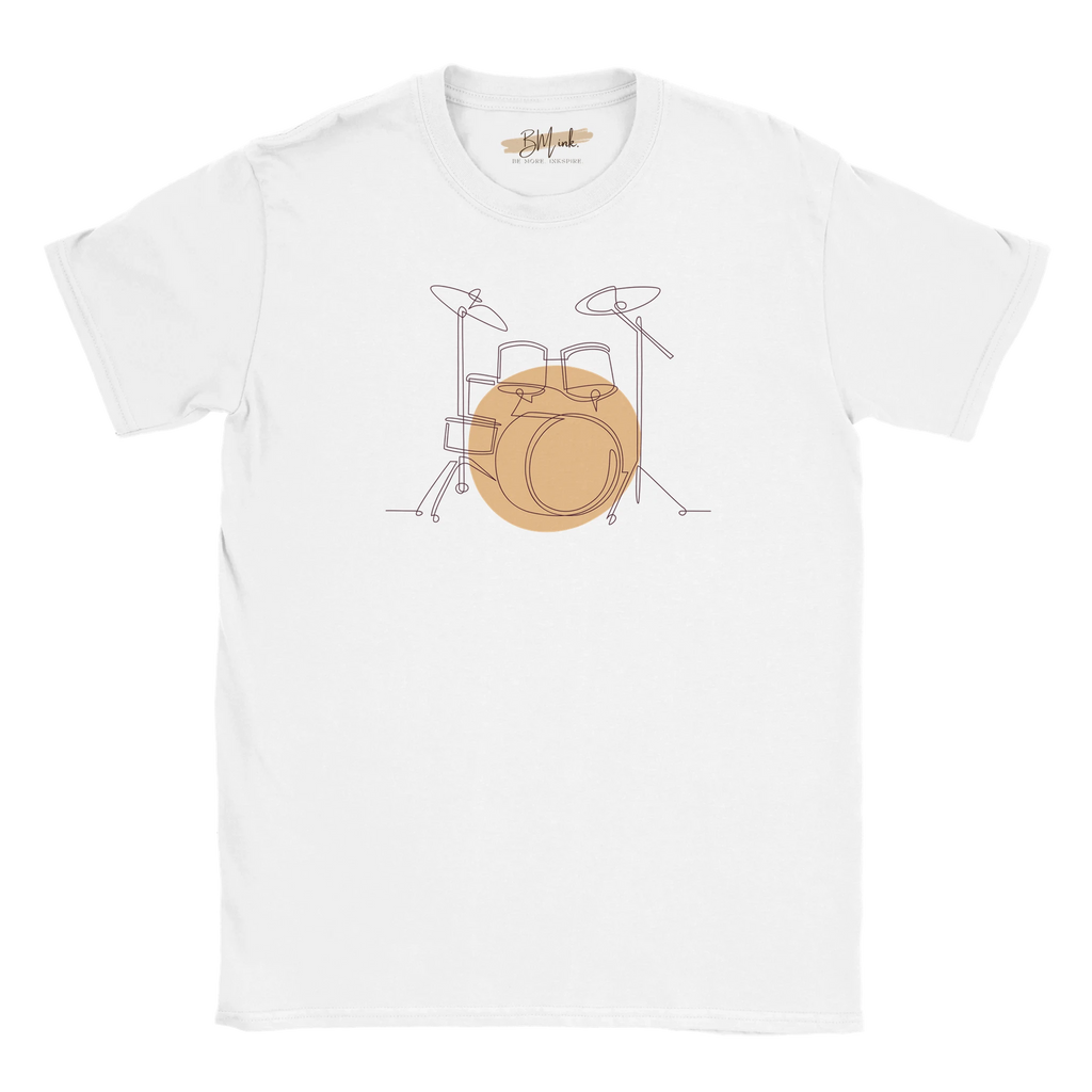 Kids T-Shirt · Drum Set (Light) - BM ink.