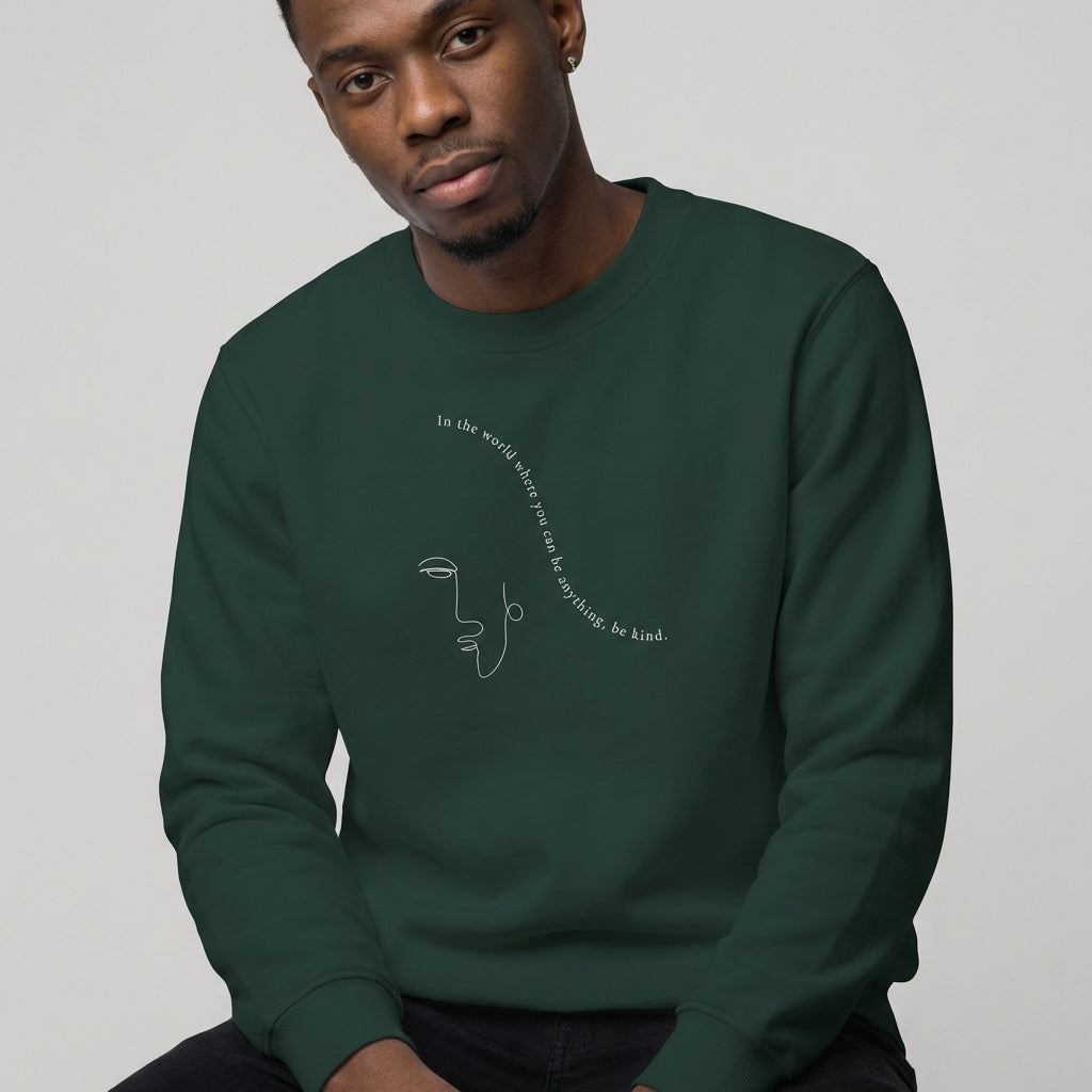 Choose Kindness · Adult Sweatshirt Forest Green - BM ink.