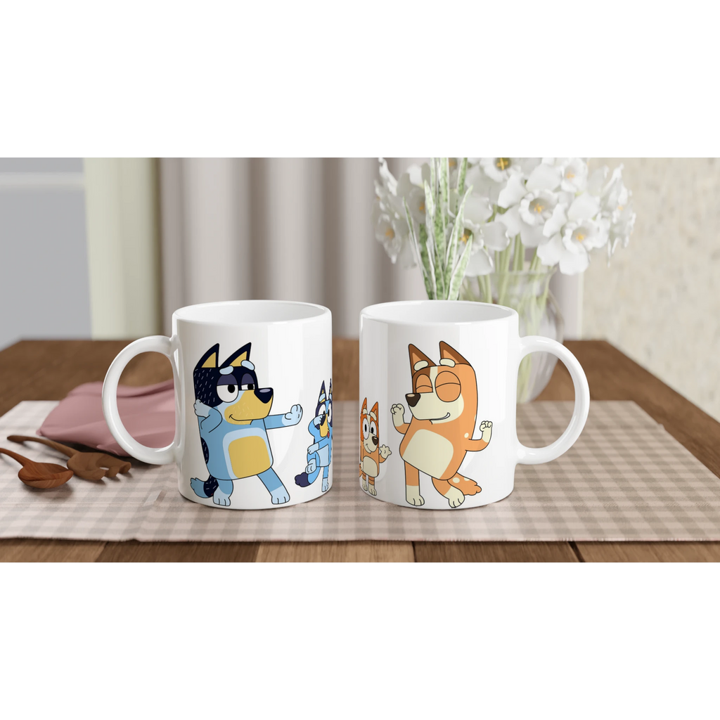 Ceramic Mug · Bluey The Heelers Ceramic White - BM ink.