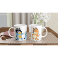 Ceramic Mug · Bluey The Heelers Ceramic White - BM ink.
