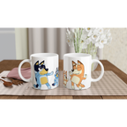 Ceramic Mug · Bluey The Heelers Ceramic White - BM ink.