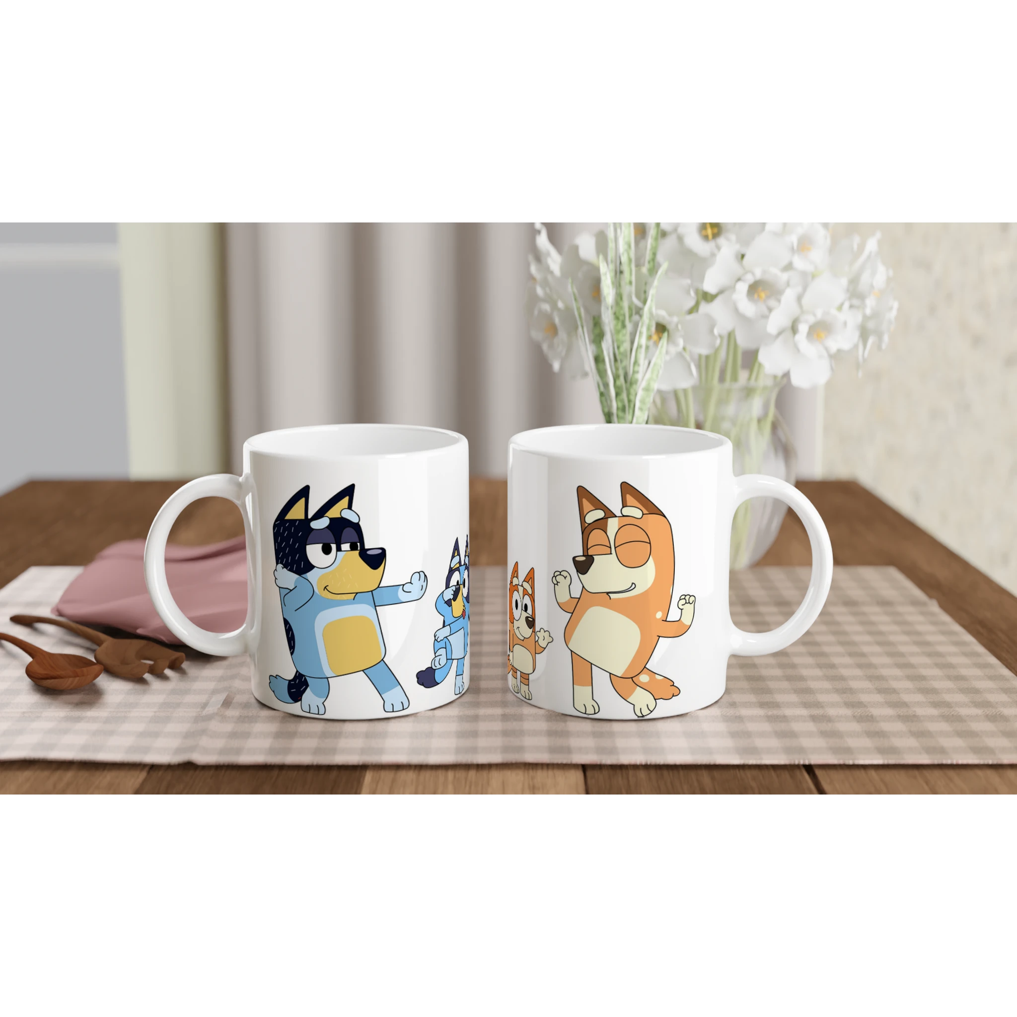 Ceramic Mug · Bluey The Heelers Ceramic White - BM ink.
