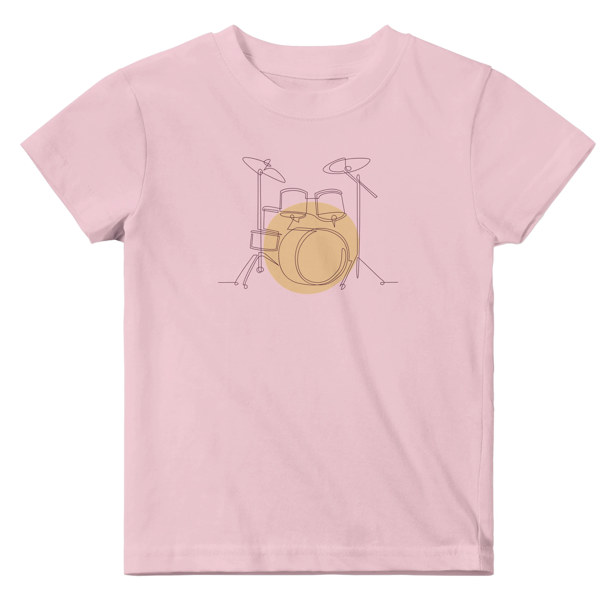 Baby T-Shirt · Drum Set (Light) Pink - BM ink.
