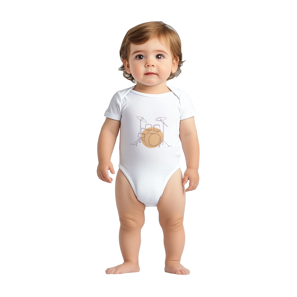 Baby Bodysuit · Drum Set (Light) - BM ink.