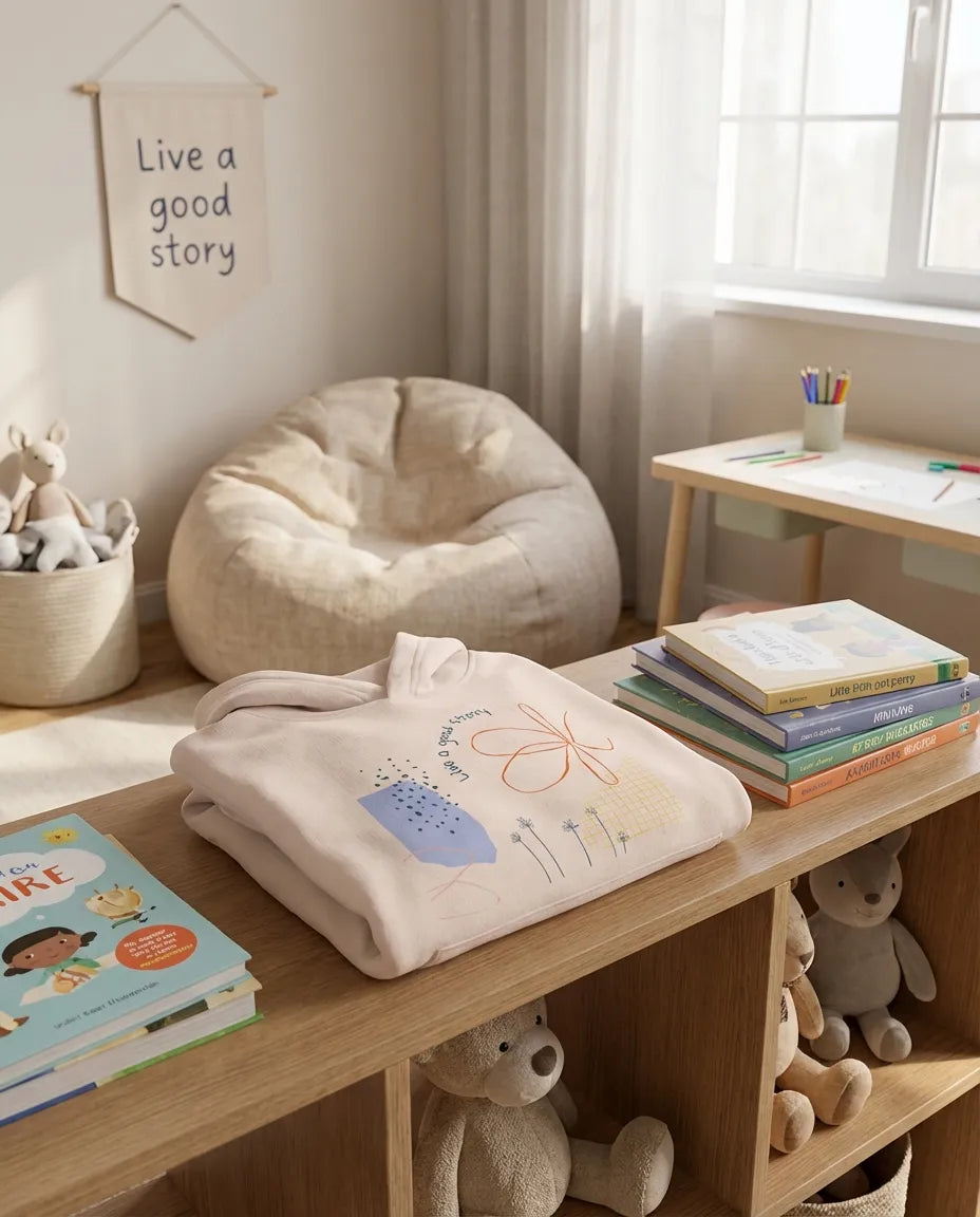 Kids Hoodie · Live a Good Story - BM ink.