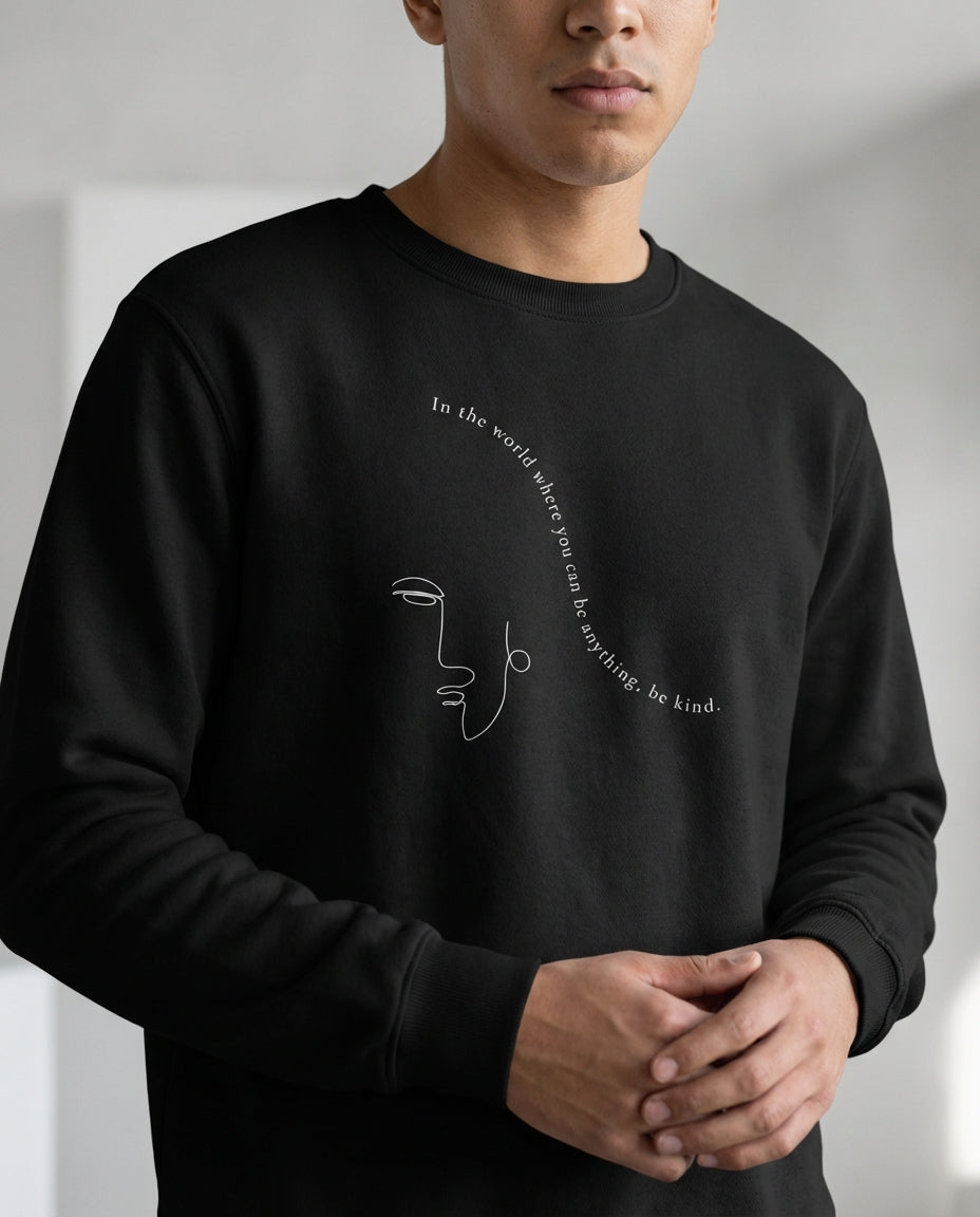 Choose Kindness · Adult Sweatshirt Black - BM ink.