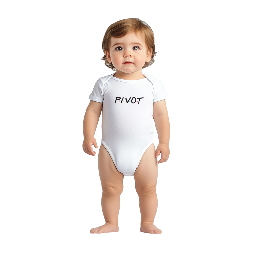 Baby Bodysuit · Friends Pivot White - BM ink.