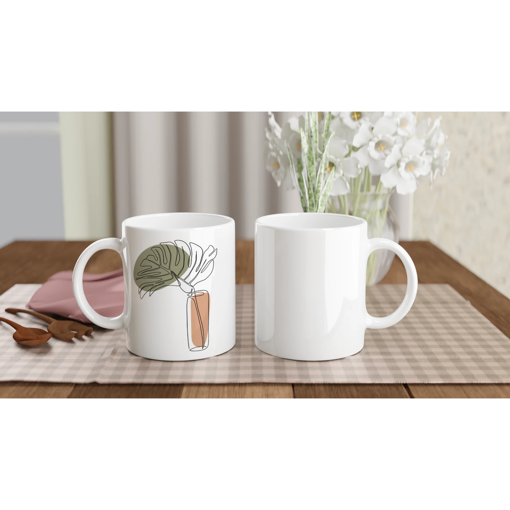 Calm Living · Ceramic Mug Ceramic White Left - BM ink.