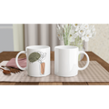 Calm Living · Ceramic Mug Ceramic White Left - BM ink.