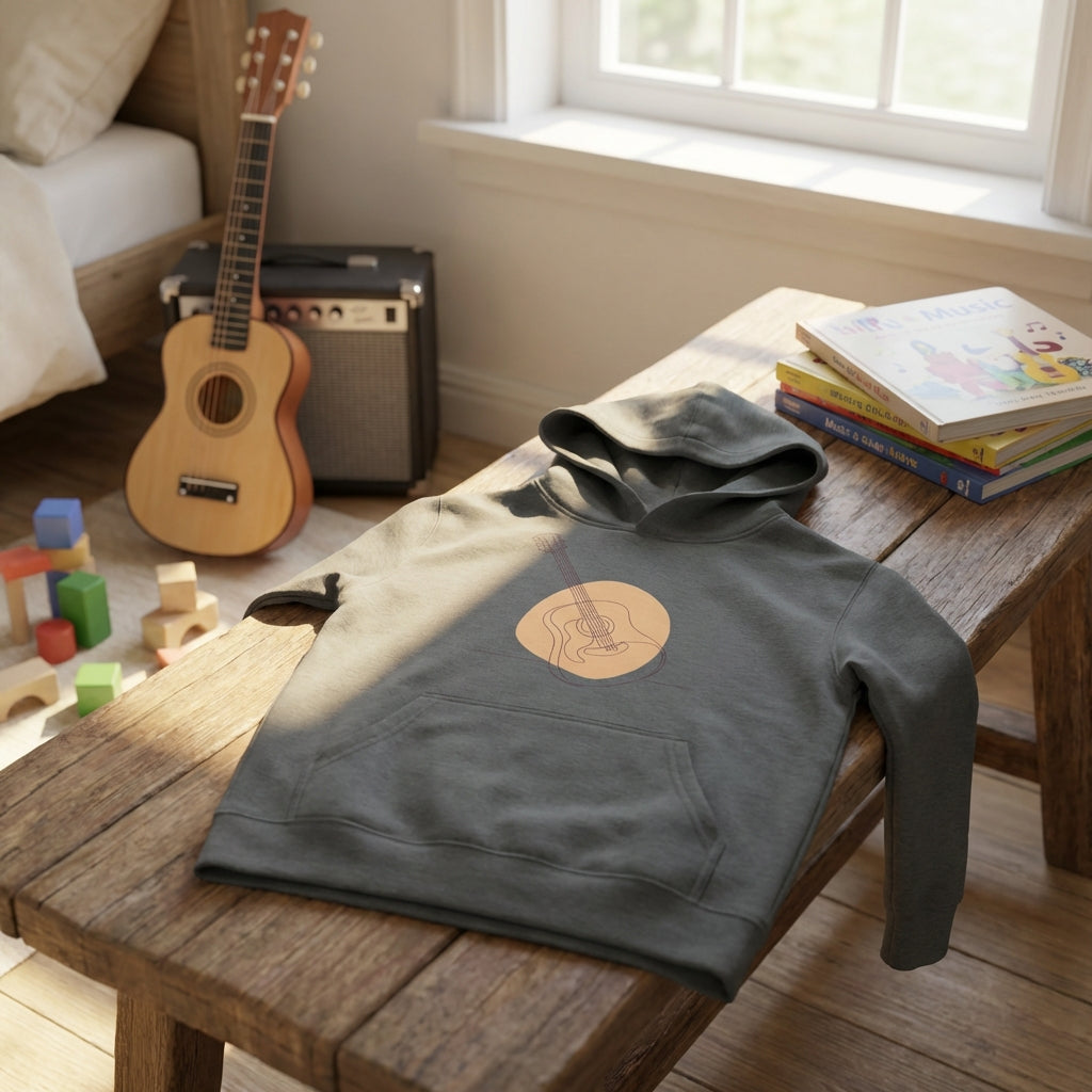 Kids Hoodie · Acoustic Guitar (Light) - BM ink.
