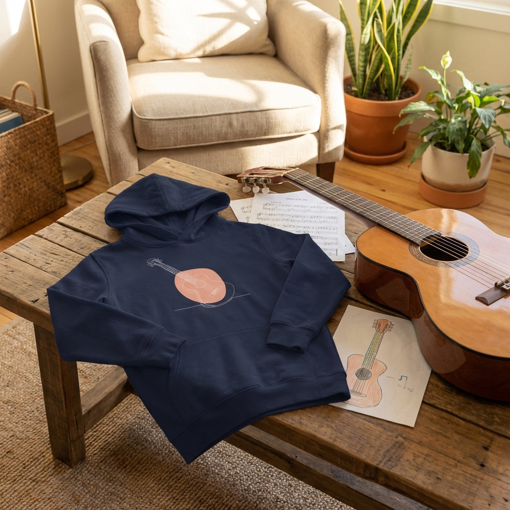 Kids Hoodie · Acoustic Guitar (Bold) - BM ink.