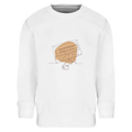 Kids Sweatshirt · Audio Cassette Wrinkled Tape White - BM ink.