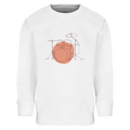 Kids Sweatshirt · Drum Set (Bold) White - BM ink.