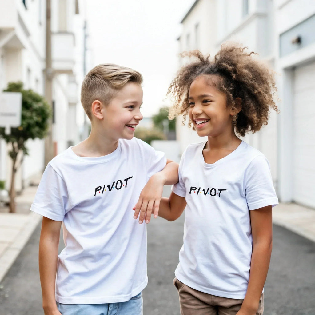 Kids T-Shirt · Friends Pivot White - BM ink.