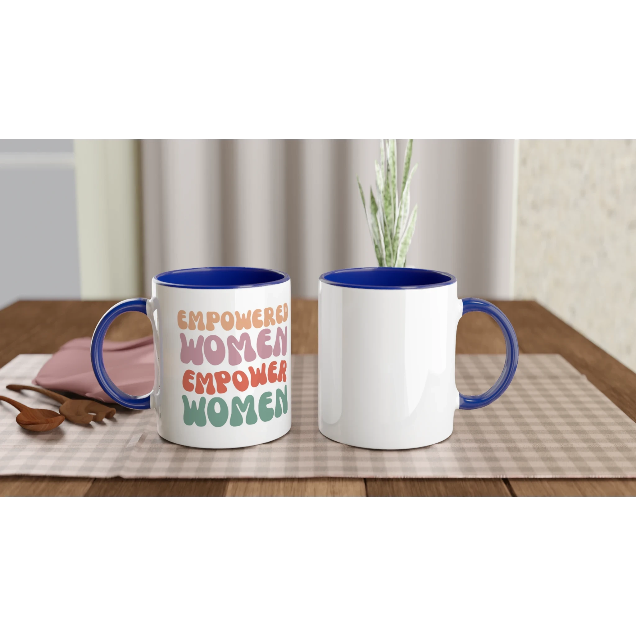Rise Together · Ceramic Mug Ceramic Blue Left - BM ink.