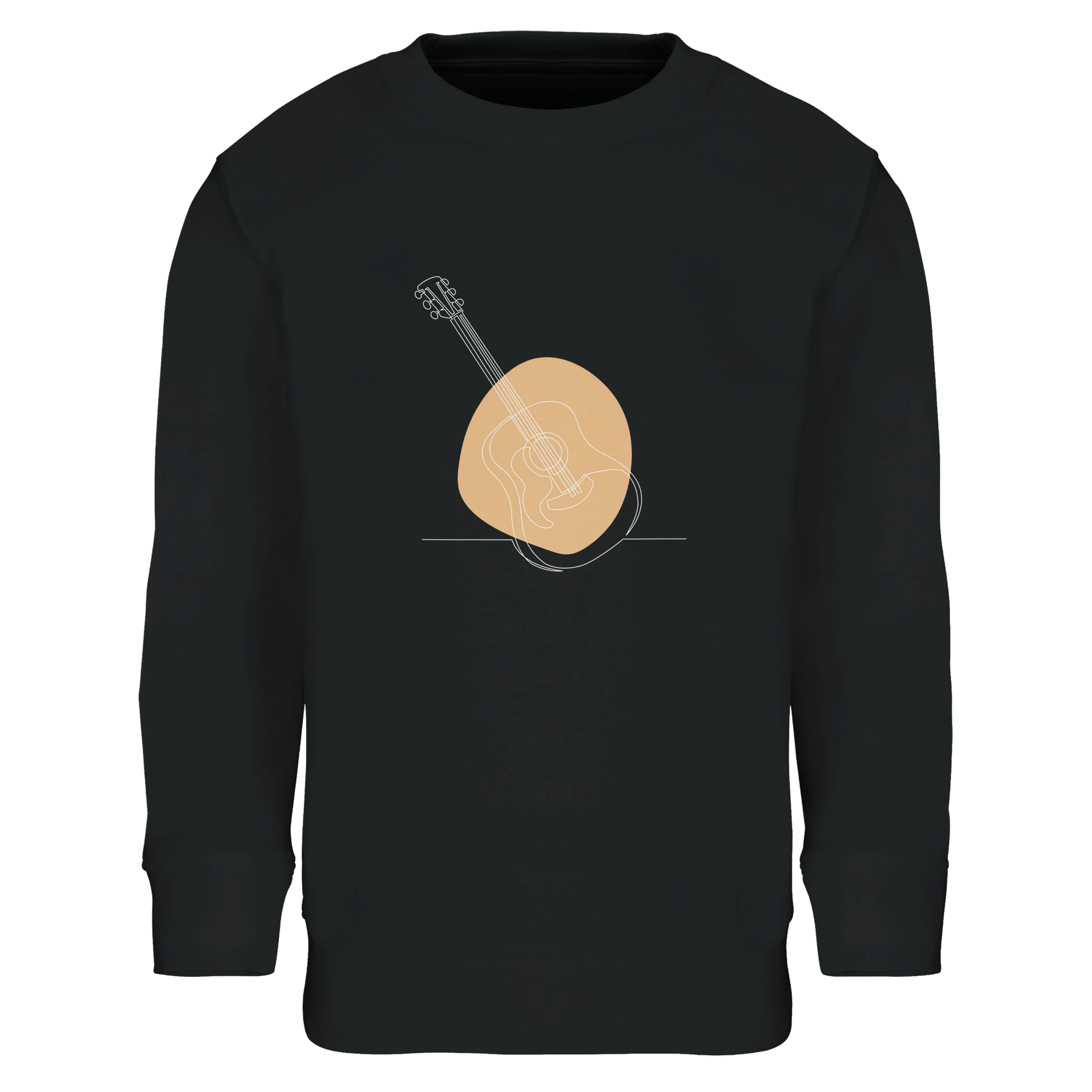 Kids Sweatshirt · Acoustic Guitar (Light) Black - BM ink.