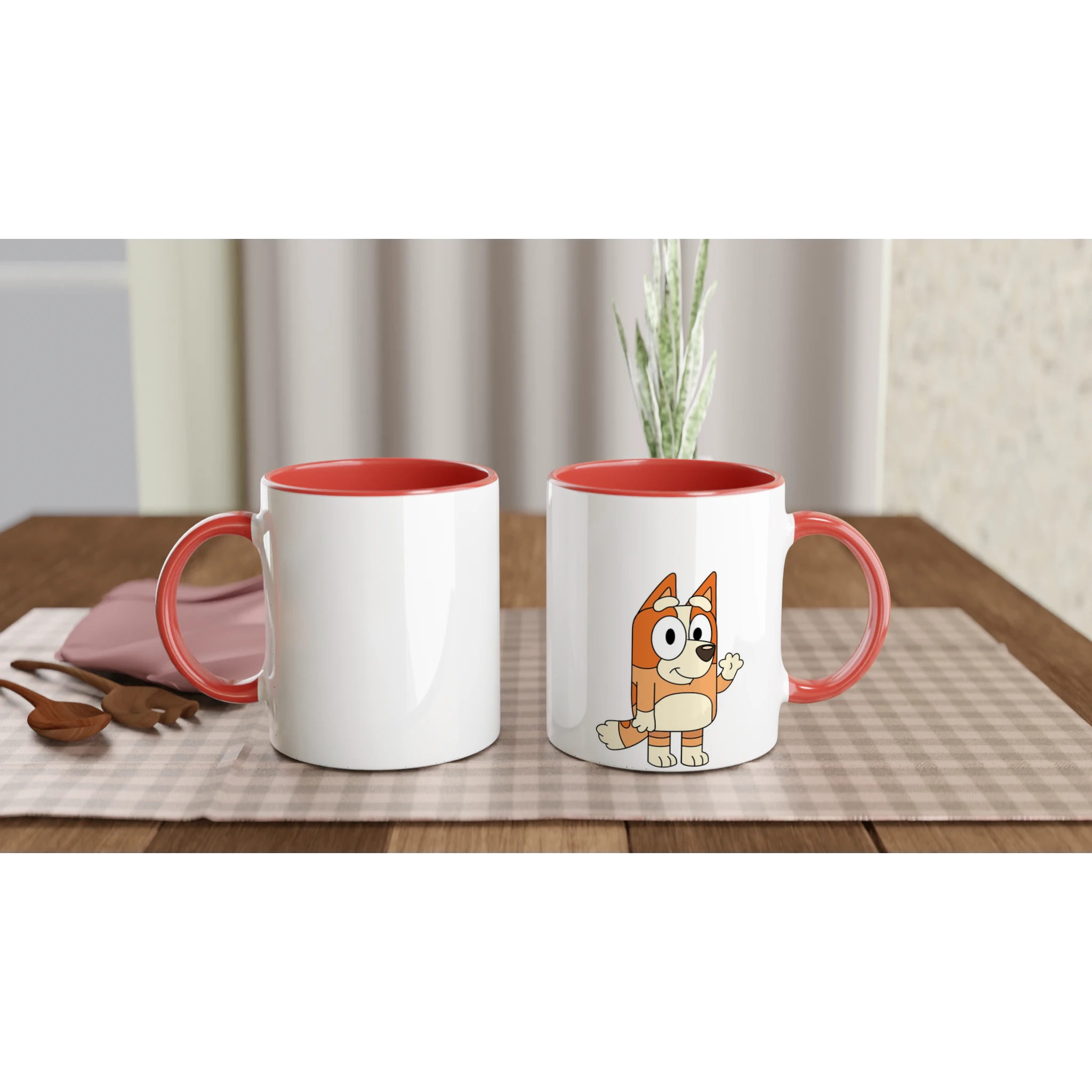 Ceramic Mug · Bluey's Sister Ceramic Red Right - BM ink.
