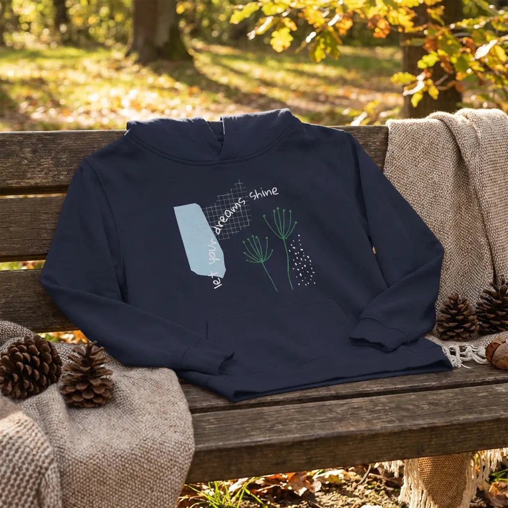 Kids Hoodie · Let Your Dreams Shine French Navy - BM ink.