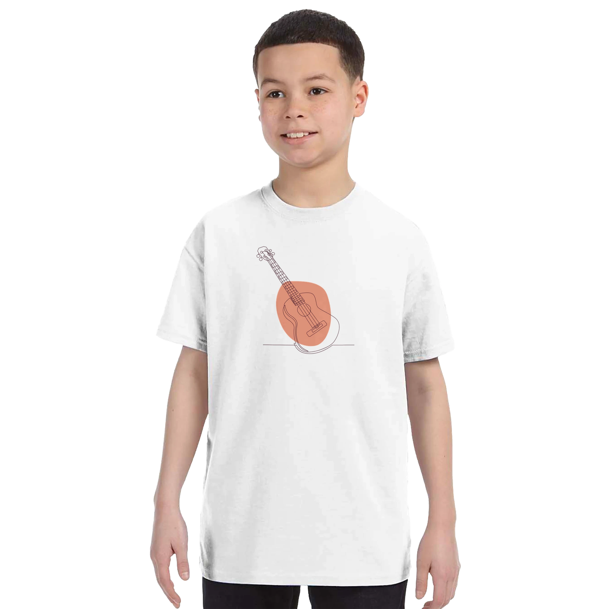 Kids T-Shirt · Acoustic Guitar (Bold) - BM ink.
