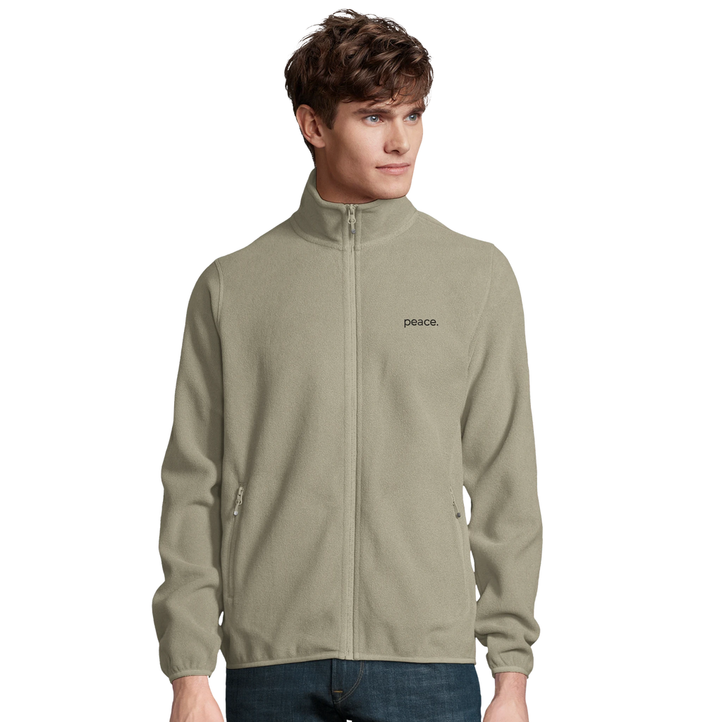 peace. · Embroidered Adult Zip Jacket Rope - BM ink.