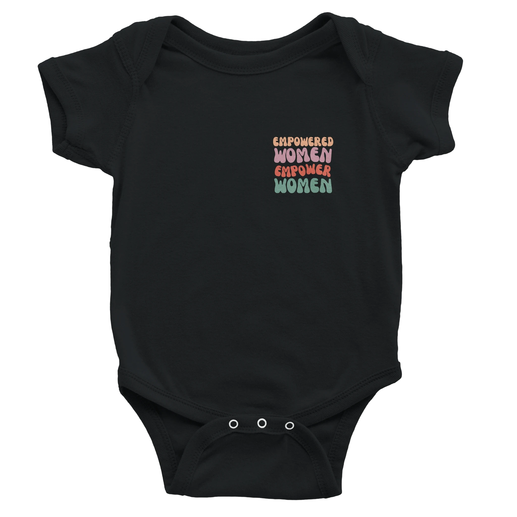Rise Together · Baby Bodysuit Subtle Black - BM ink.