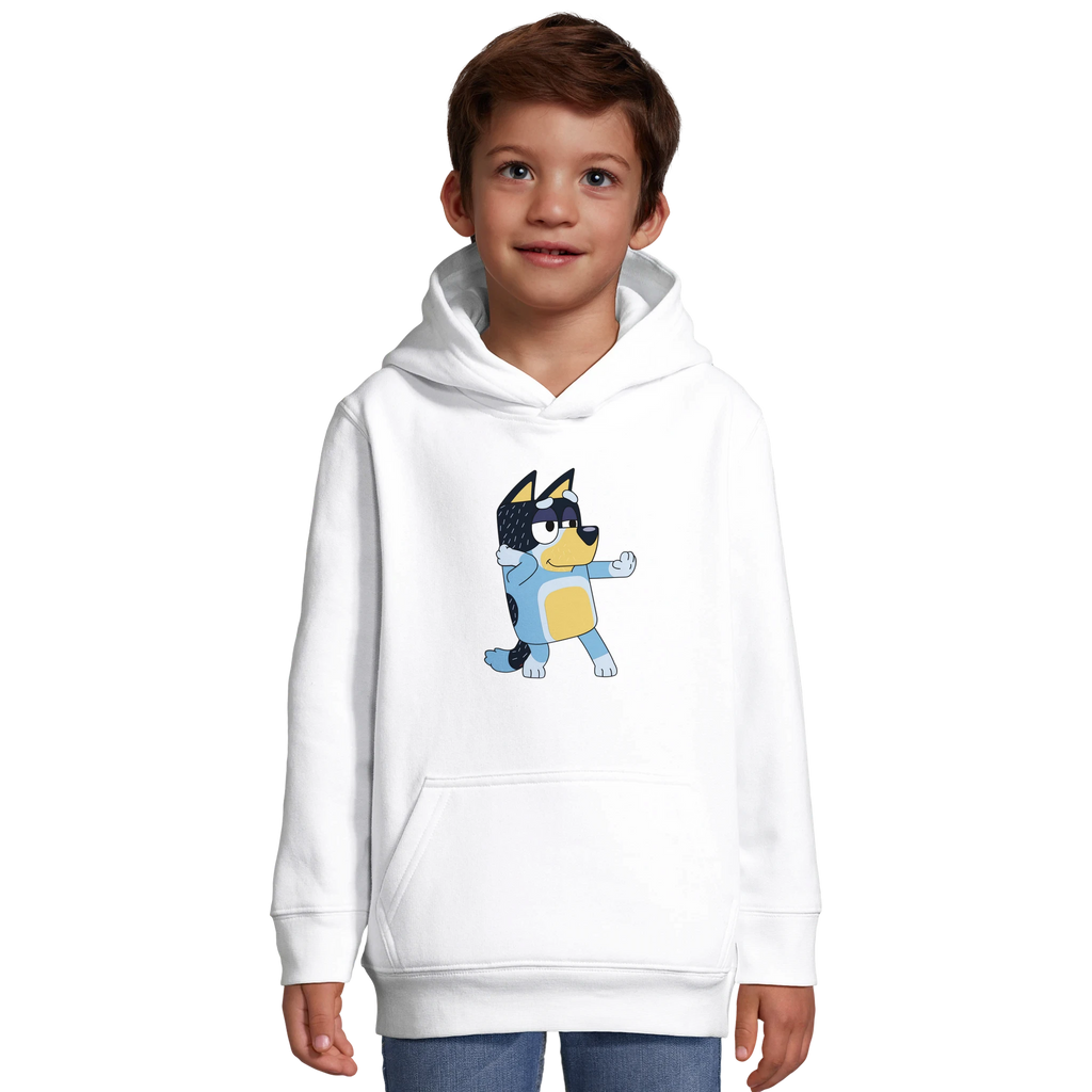Kids Hoodie · Bluey's Dad Bandit White - BM ink.