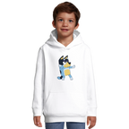 Kids Hoodie · Bluey's Dad Bandit White - BM ink.