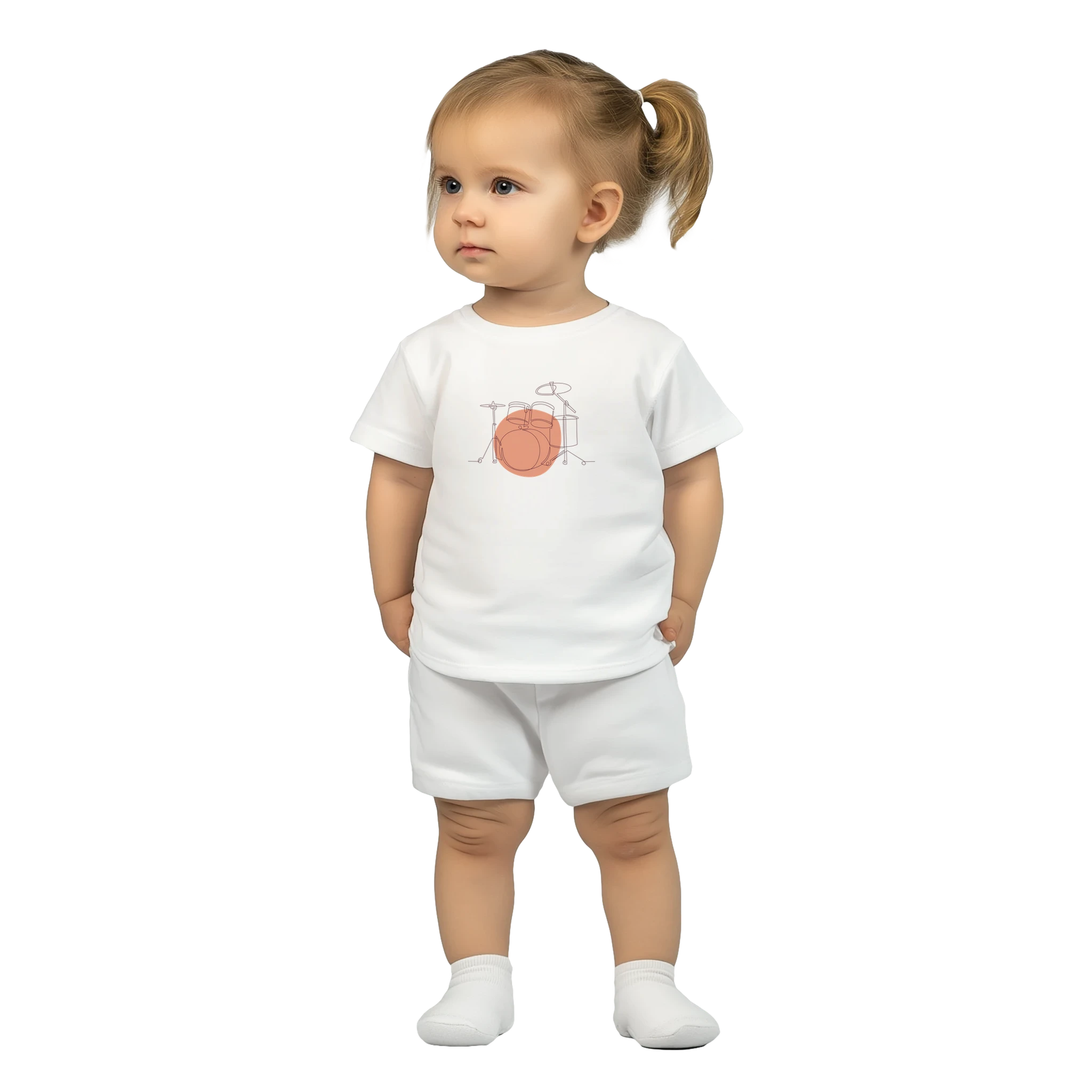 Baby T-Shirt · Drum Set (Bold) - BM ink.