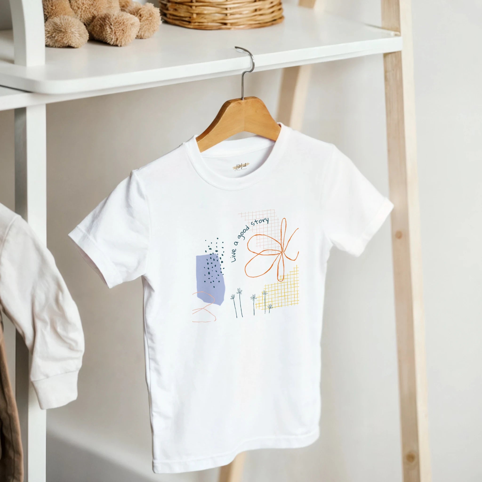 Kids T-Shirt · Live a Good Story - BM ink.