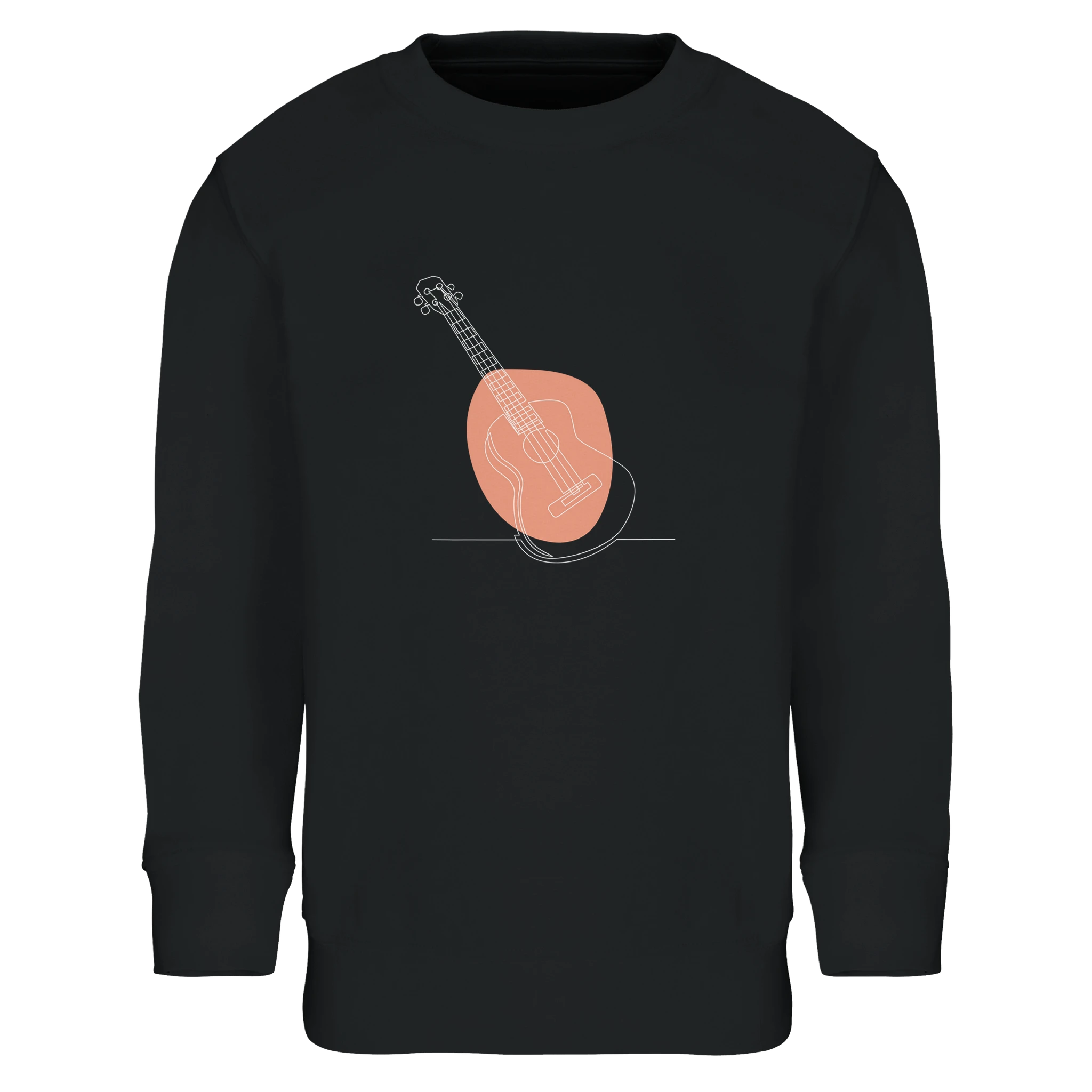 Kids Sweatshirt · Acoustic Guitar (Bold) Black - BM ink.