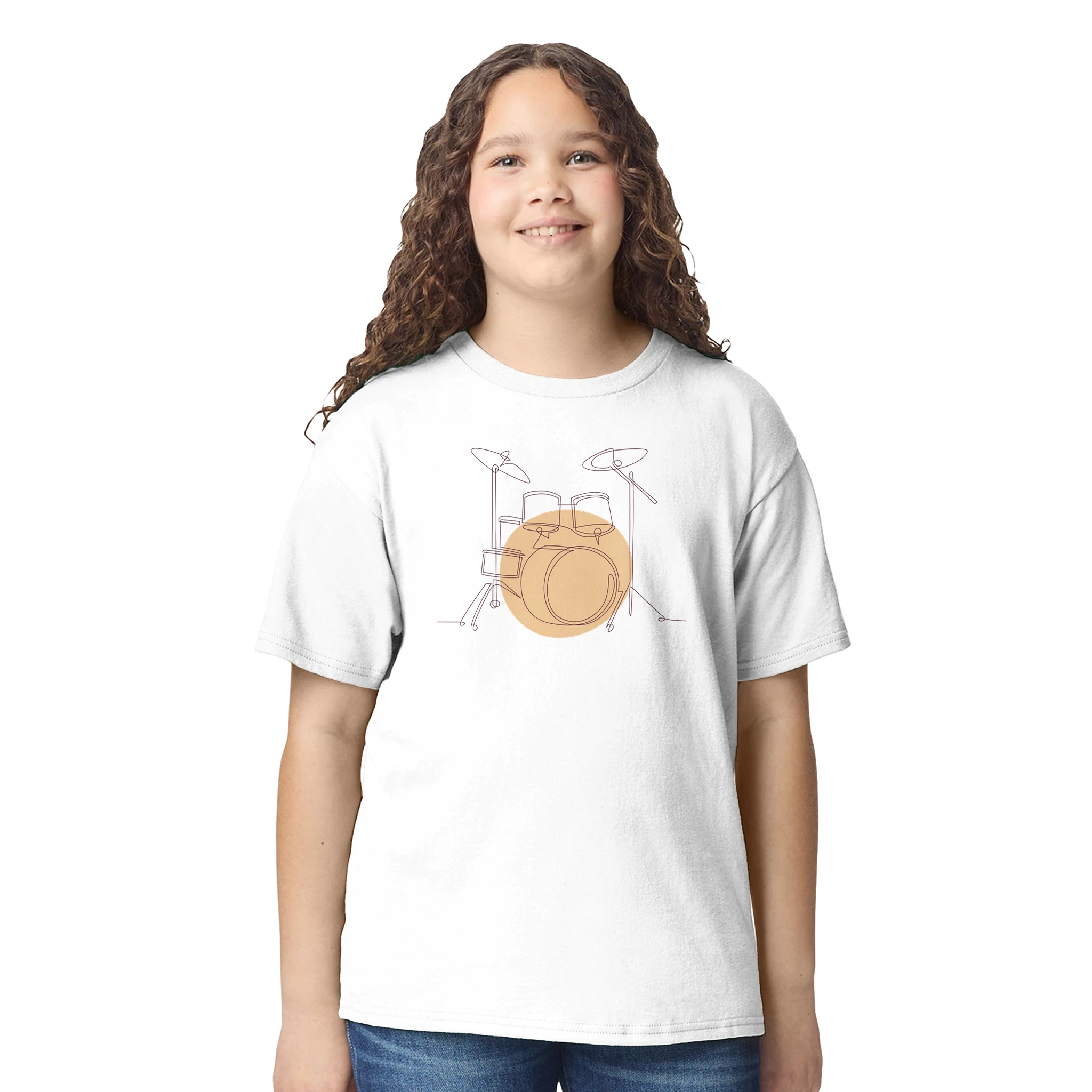 Kids T-Shirt · Drum Set (Light) - BM ink.
