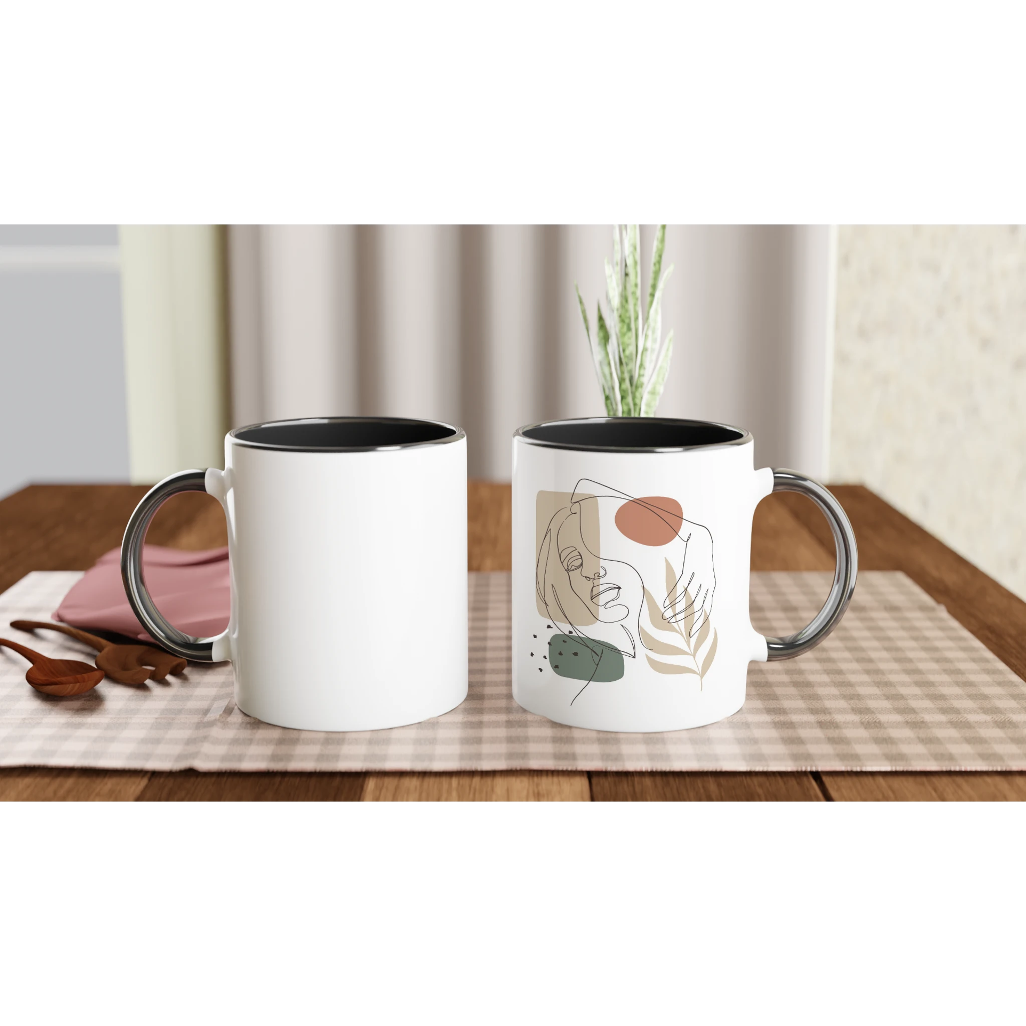 Soft Confidence · Ceramic Mug Ceramic Black Right - BM ink.