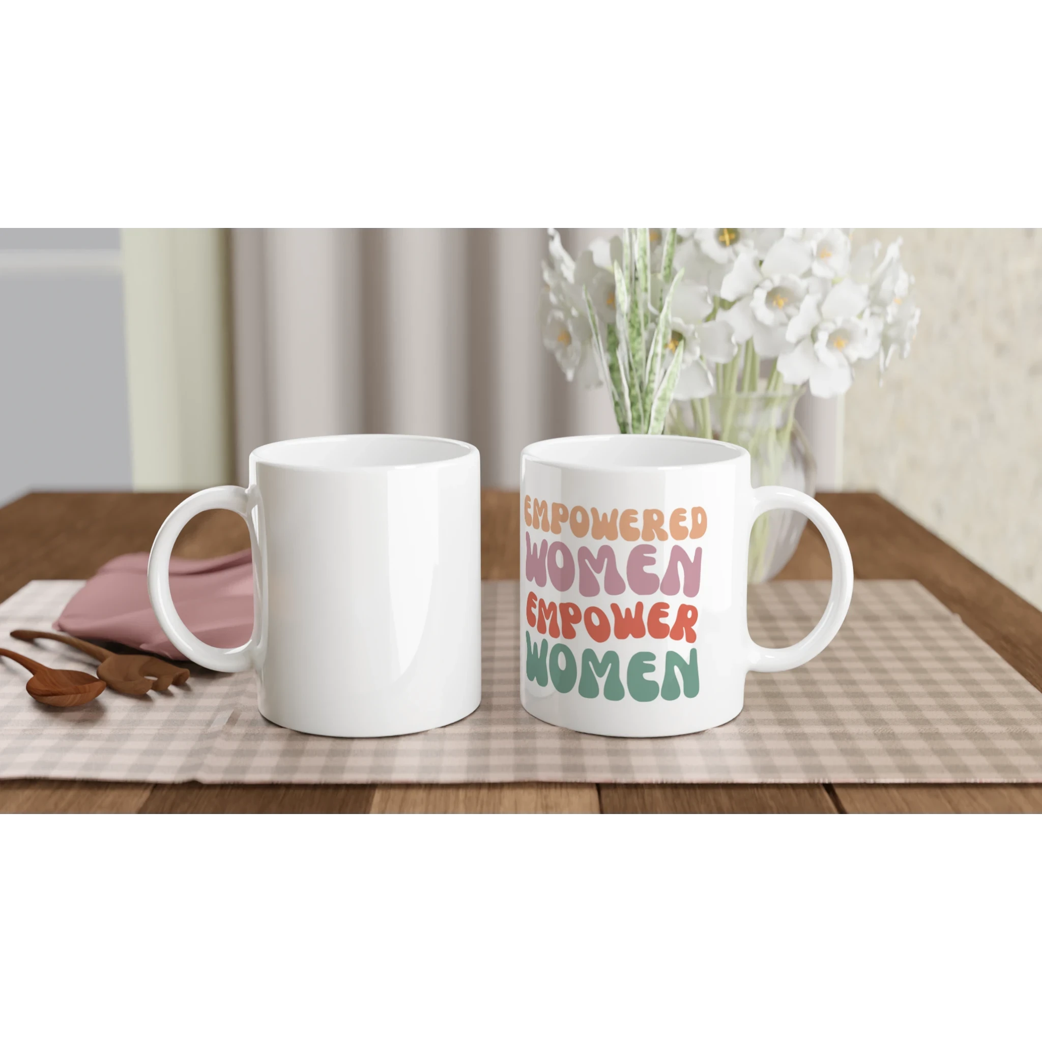 Rise Together · Ceramic Mug Ceramic White Right - BM ink.