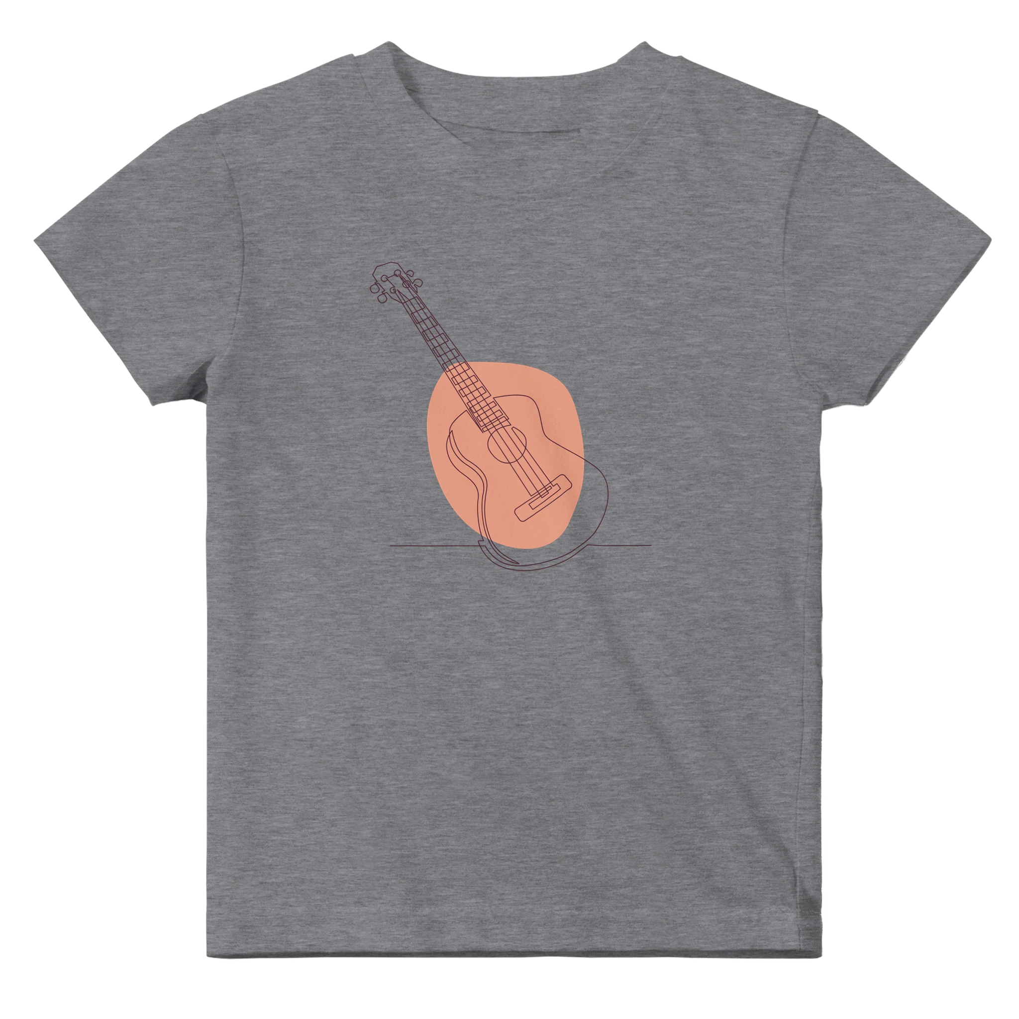Baby T-shirt · Acoustic Guitar (Bold) Heather Gray - BM ink.
