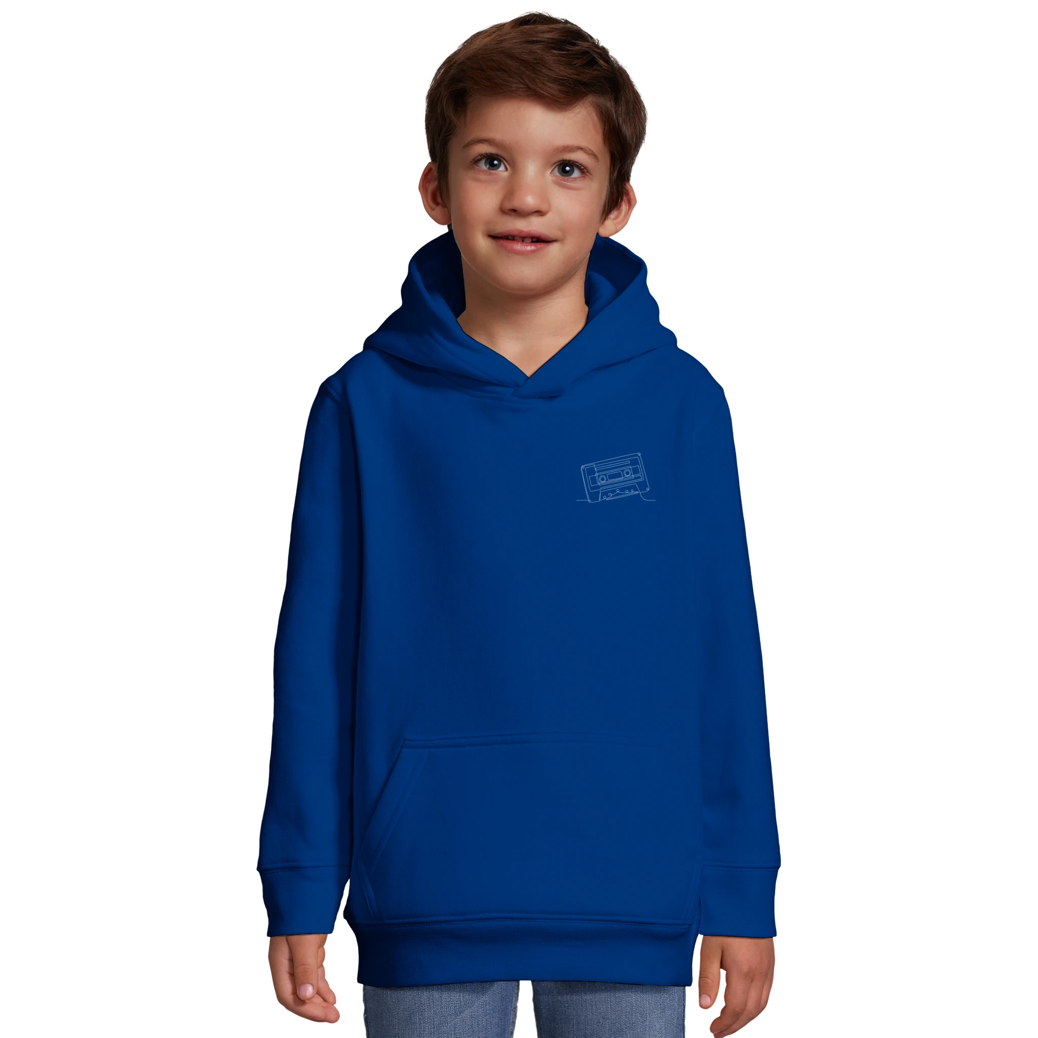Analog Soul · Kids Hoodie Subtle Royal Blue - BM ink.