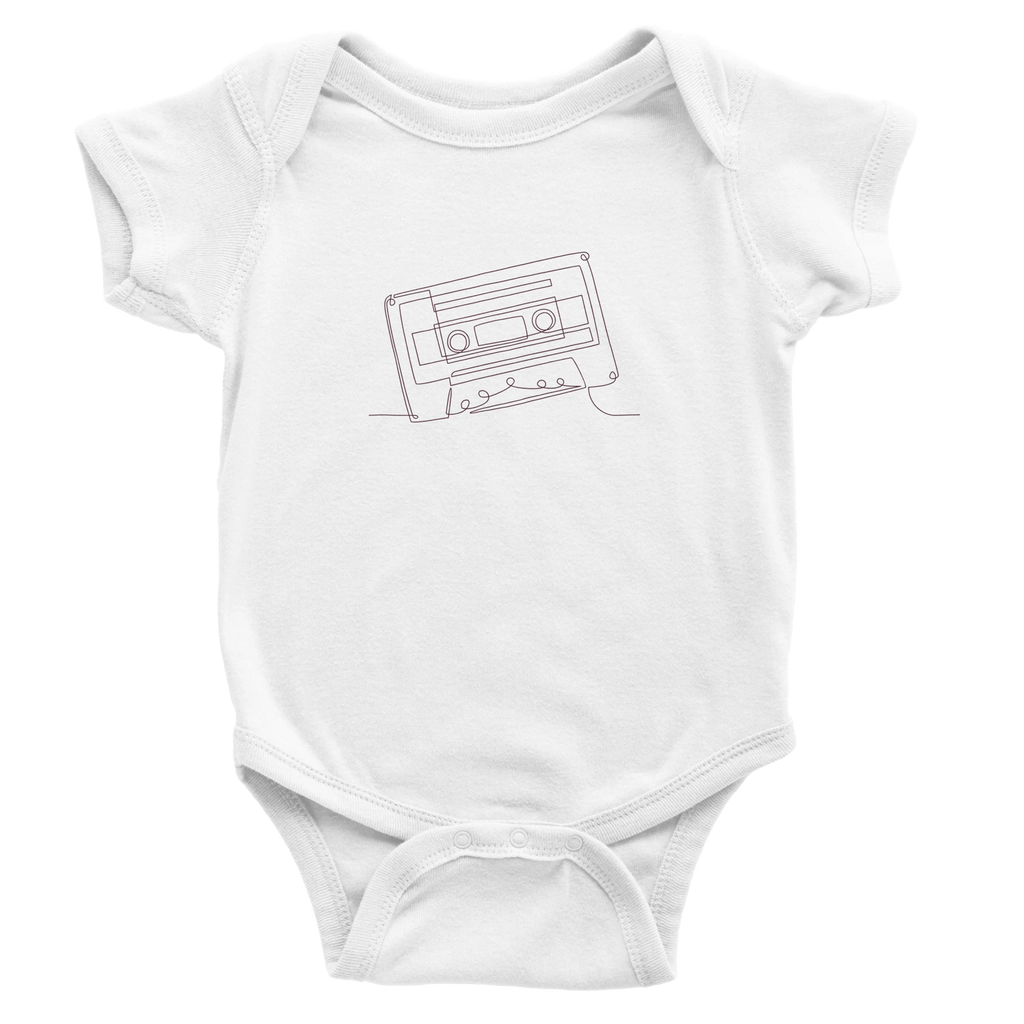 Analog Soul · Baby Bodysuit Bold White - BM ink.