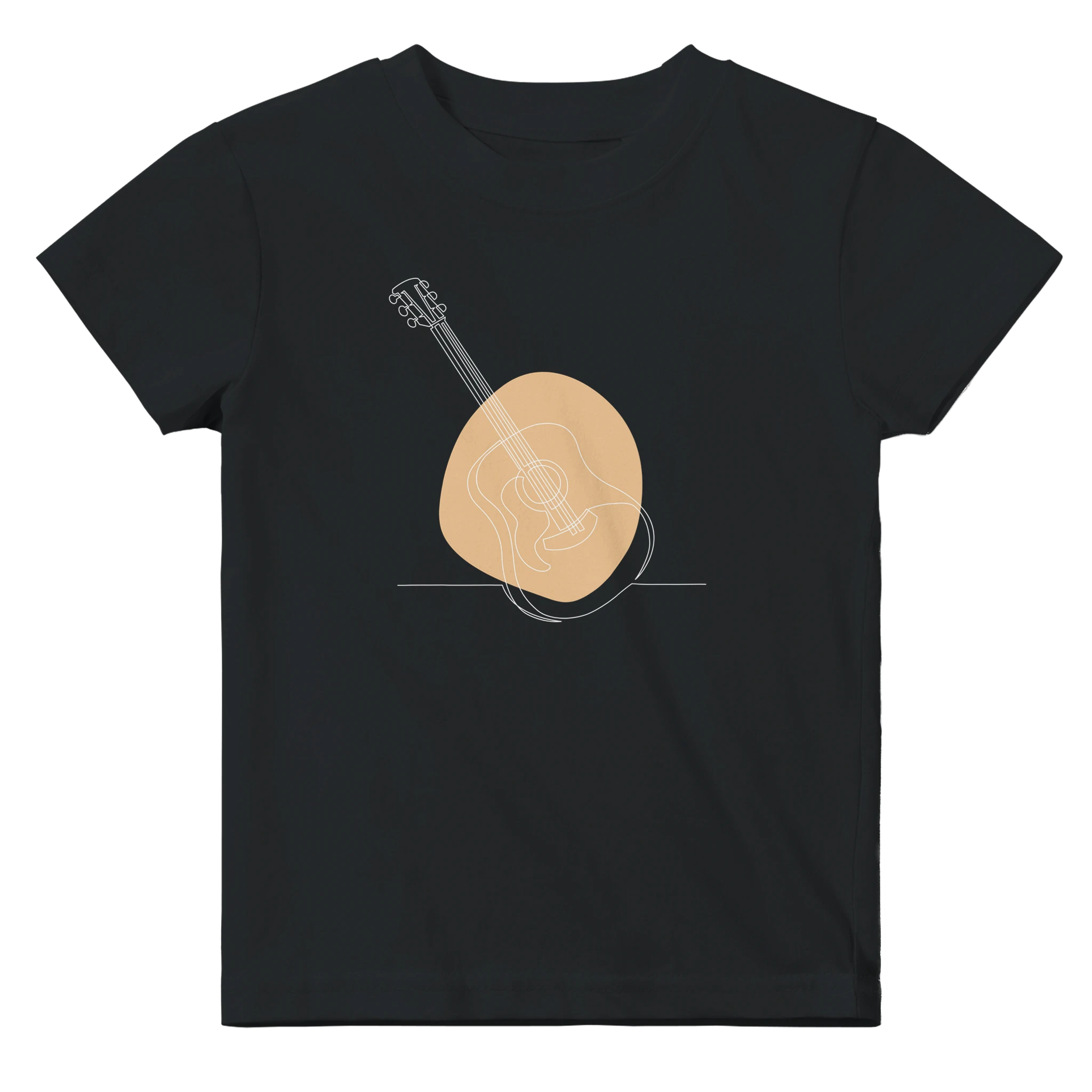 Baby T-Shirt · Acoustic Guitar (Light) Black - BM ink.