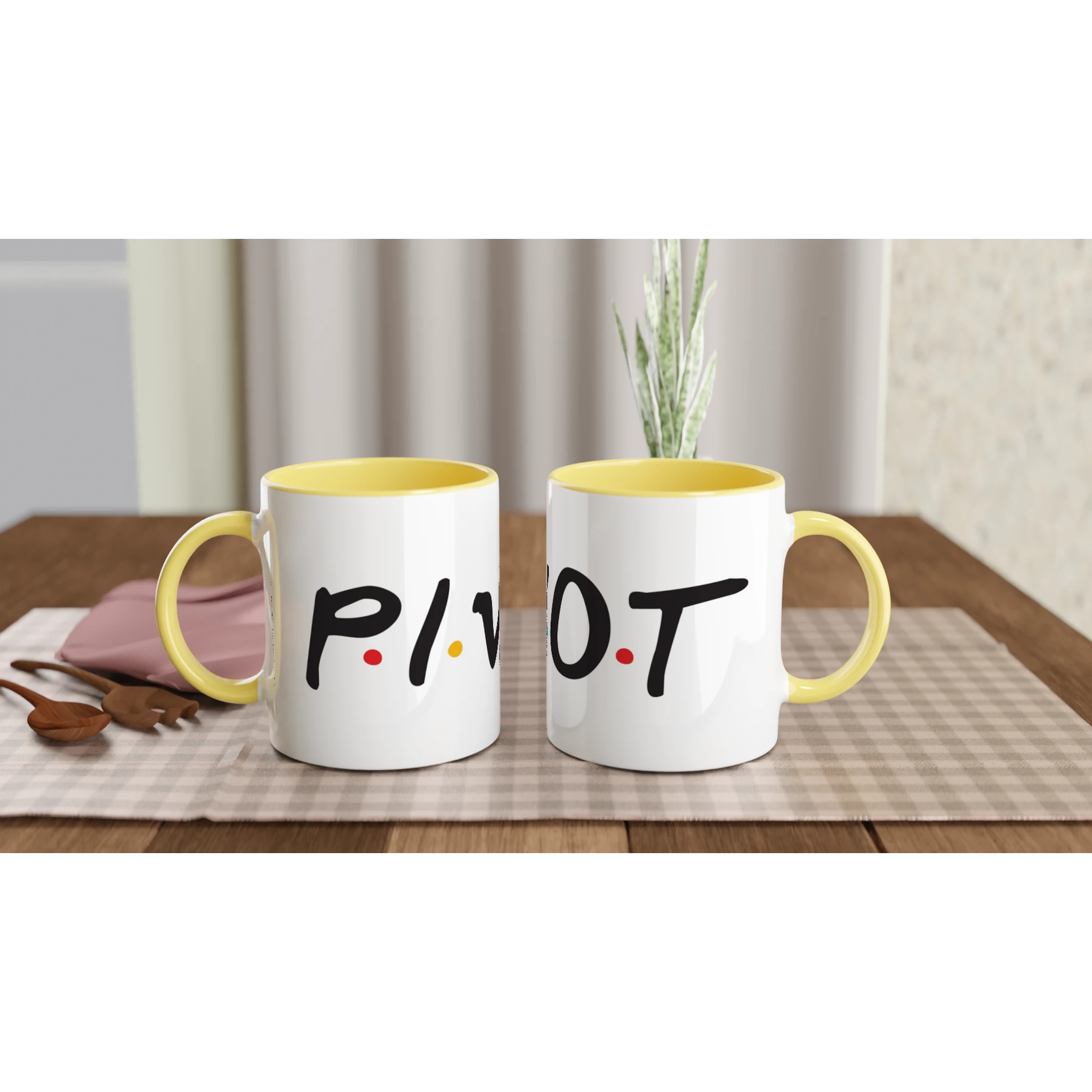 Ceramic Mug · Friends Pivot Ceramic Yellow - BM ink.