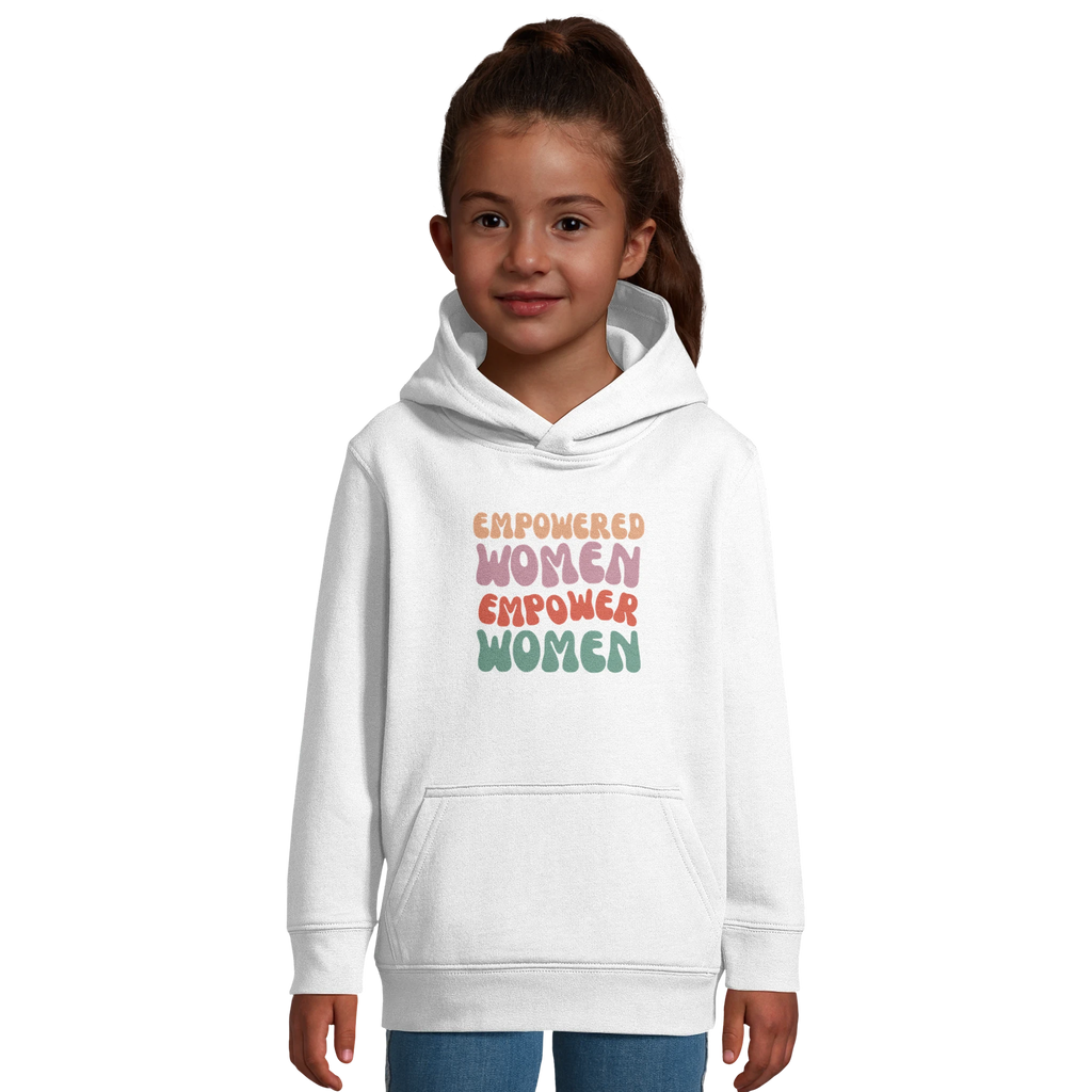 Rise Together · Kids Hoodie Bold White - BM ink.