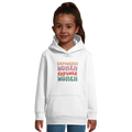 Rise Together · Kids Hoodie Bold White - BM ink.