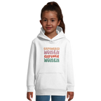 Rise Together · Kids Hoodie Bold White - BM ink.