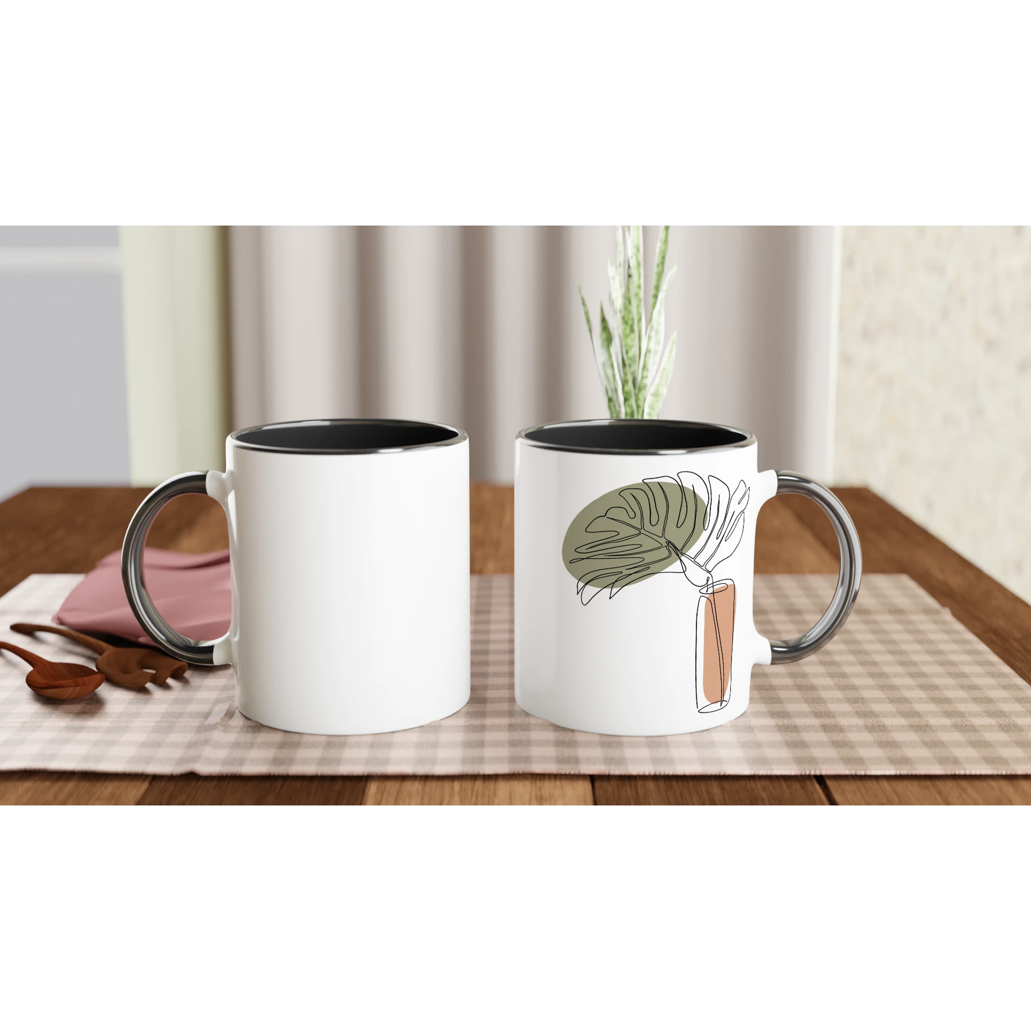 Calm Living · Ceramic Mug Ceramic Black Right - BM ink.